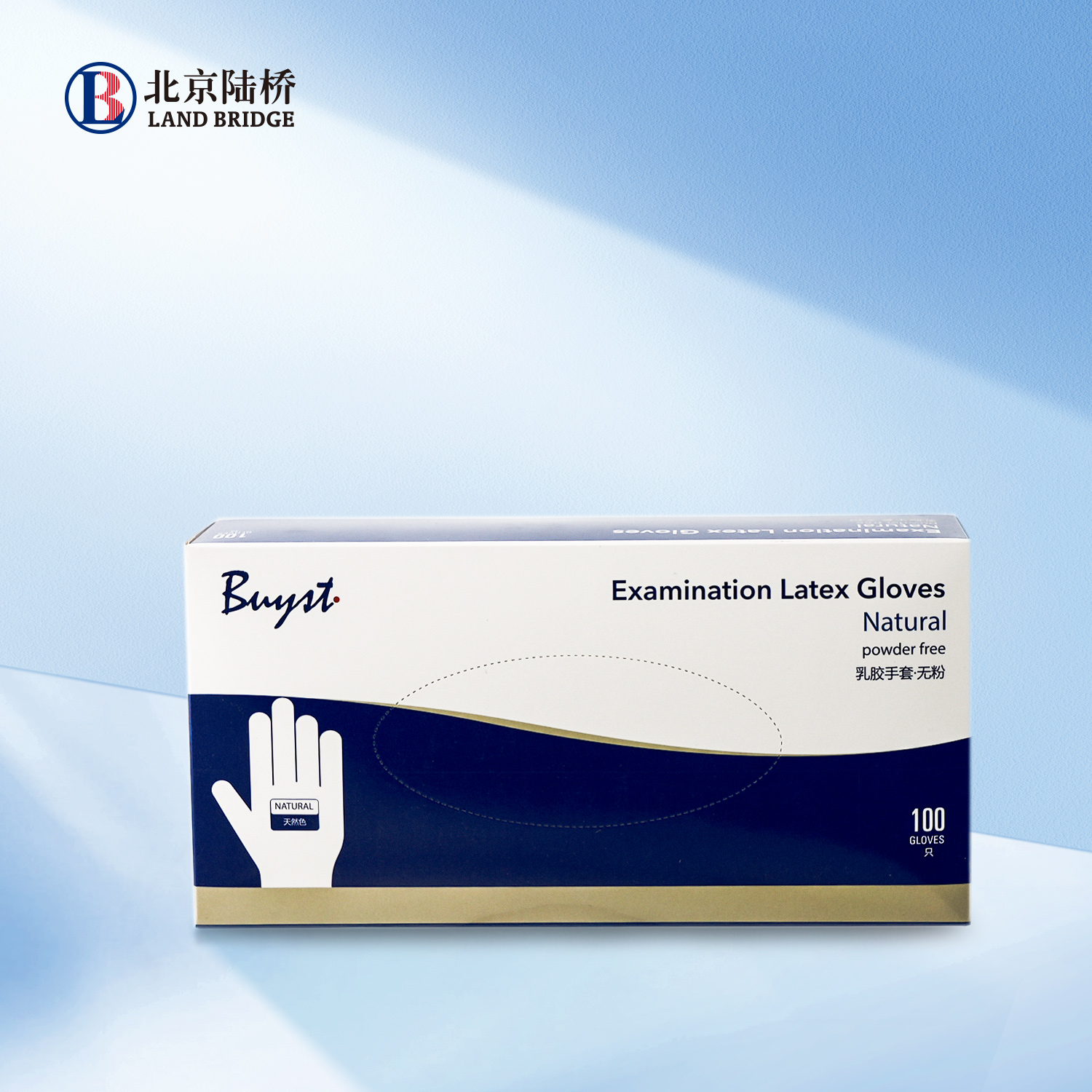 無粉乳膠手套（大）